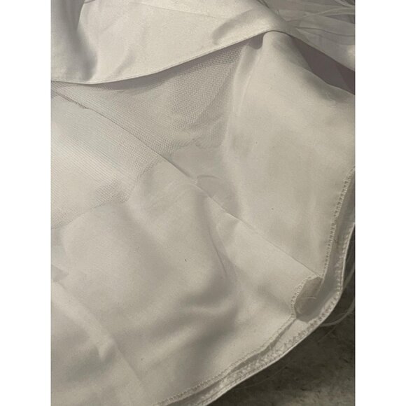 Joy Kids Dress Girls 18 White Lace Tulle Long Flower Girl Ball Gown Wedding - Picture 9 of 11